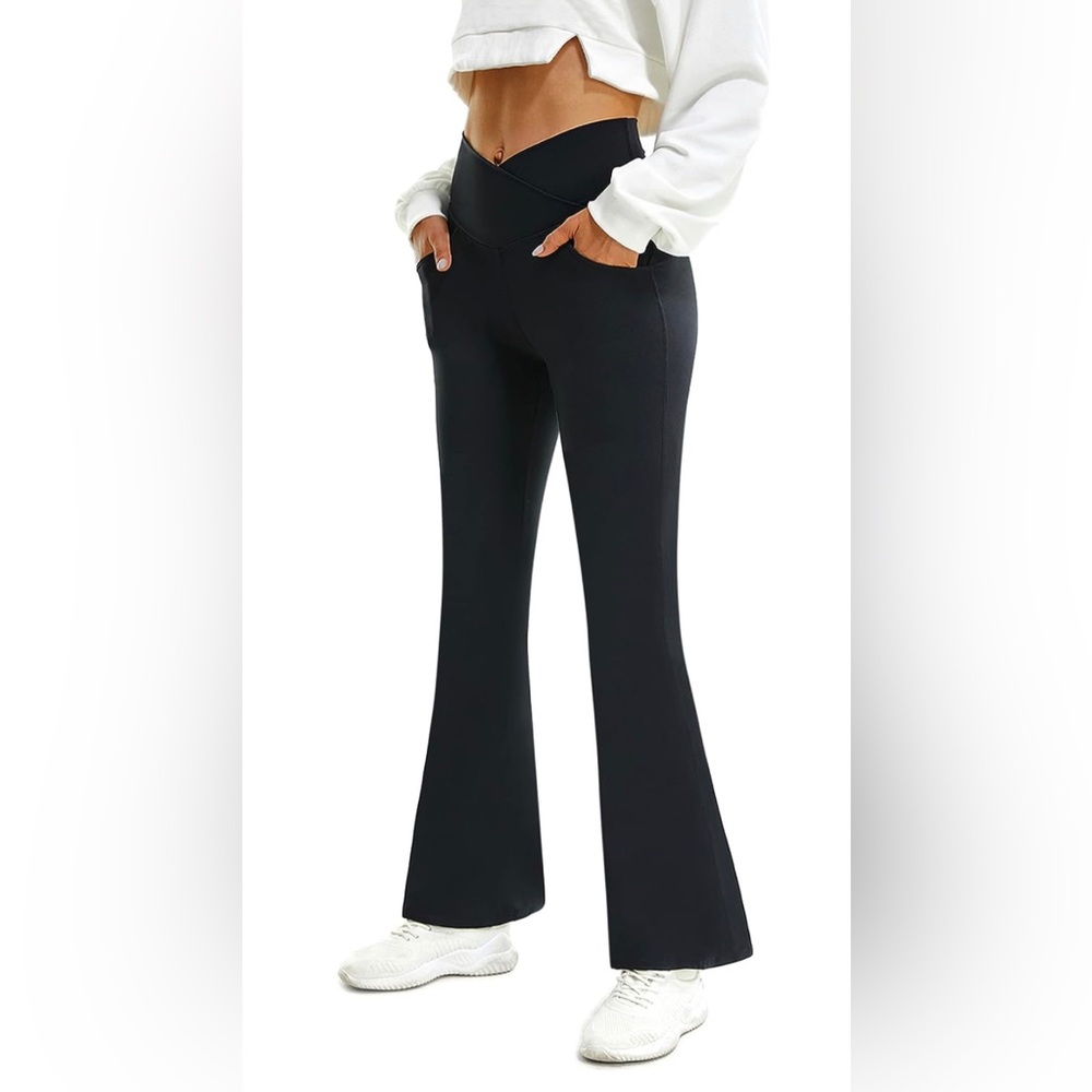 Crossover Flare Leggings